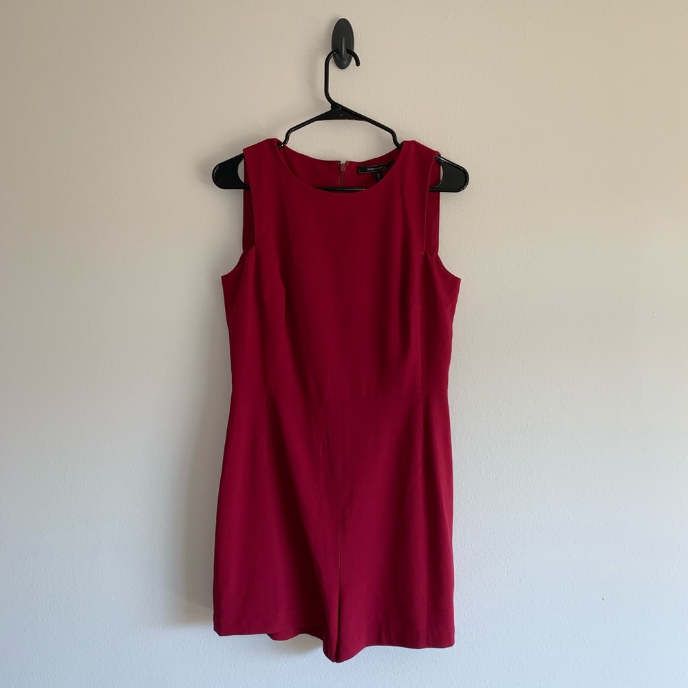 Red BCBGMaxAzria romper